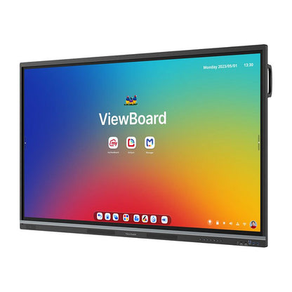 163,8cm/64,5" (3840x2160) ViewSonic IFP6551-3C 16:9 4K TFT LCD 6,5ms HDMI DisplayPort USB-C USB LAN VESA Speaker Touch