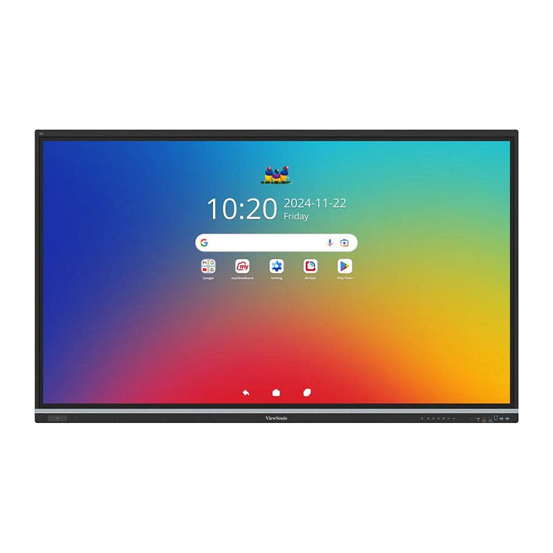 189,2cm/74,5" (3840x2160) ViewSonic IFP7551-3C 16:9 4K TFT LCD 6,5ms HDMI DisplayPort USB-C USB LAN VESA Speaker Touch