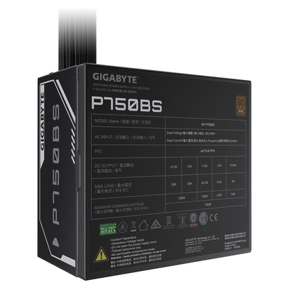 750W GIGABYTE P750BS ATX Netzteil 80+ Bronze
