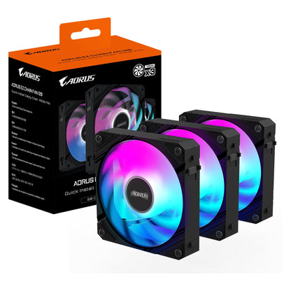 120mm GIGABYTE AORUS EZ CHAIN 120 Lüfter 120x120x25mm (3-Pack)
