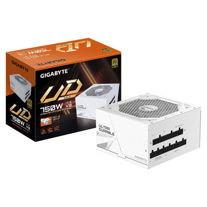 750W GIGABYTE UD750GM PG5 V2 ICE ATX Netzteil, 80+ Gold, PCIe5.1, ATX3.1 voll modular