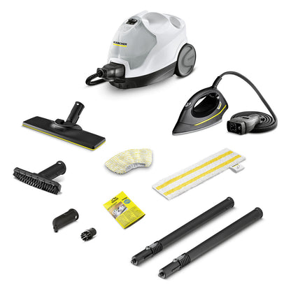 SC 4 EasyFix Iron (wei/schwarz, 2.000 Watt, inkl. Dampfdruck-Bgeleisen)