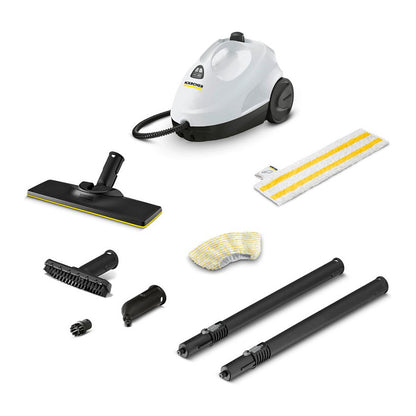 SC 2 EasyFix (wei/schwarz, 1.500 Watt, mit Bodenreinigungsset EasyFix)