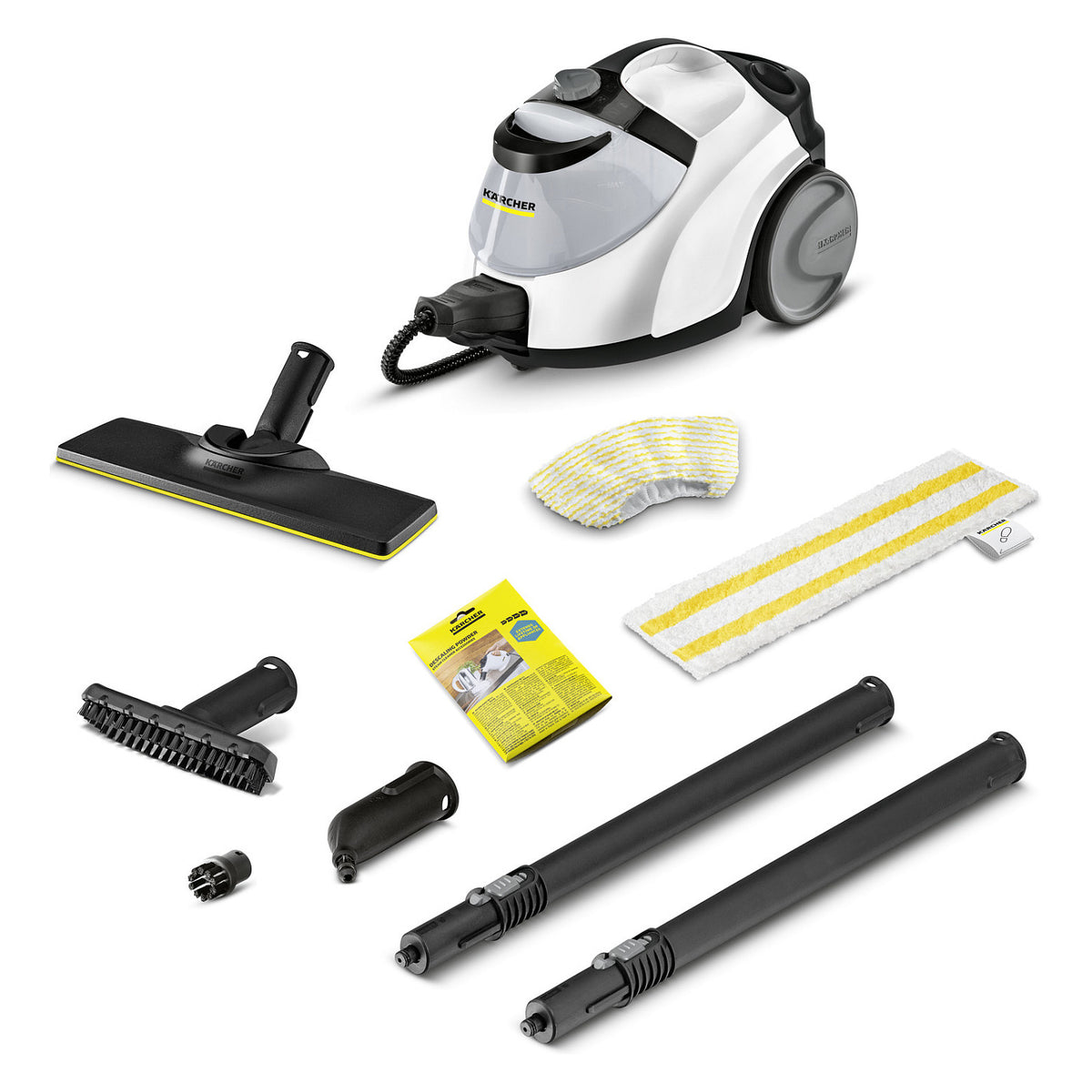 SC 5 EasyFix Iron Plug (wei/schwarz, 2.200 Watt, Dampfdruck-Bgeleisen-Anschluss)