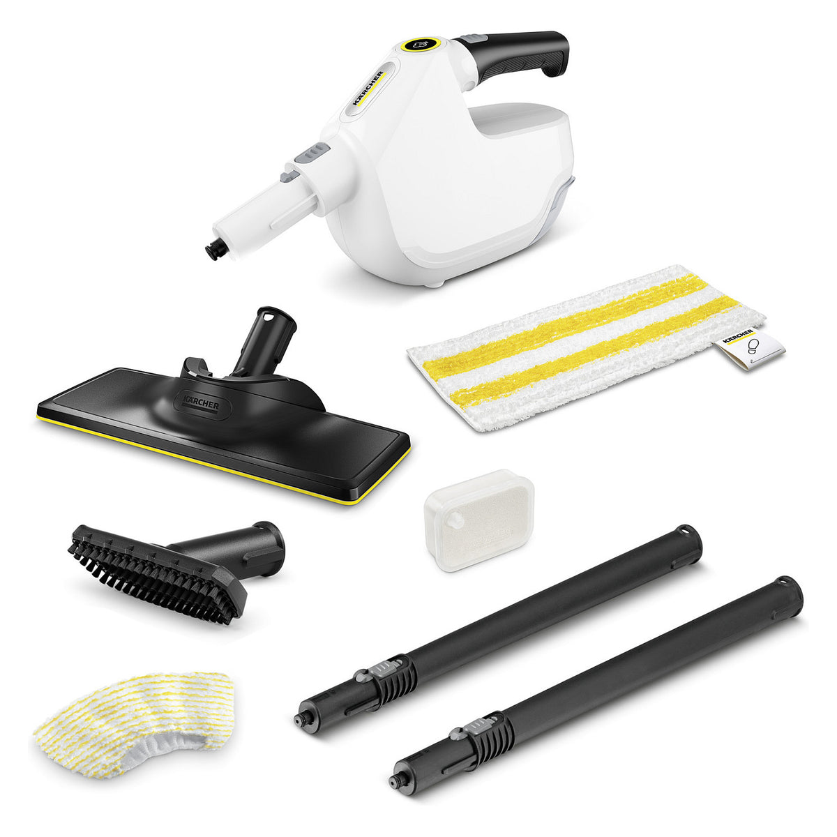 SC 1 Multi & Up (wei, 1.300 Watt, mit Bodenreinigungsset EasyFix Large)