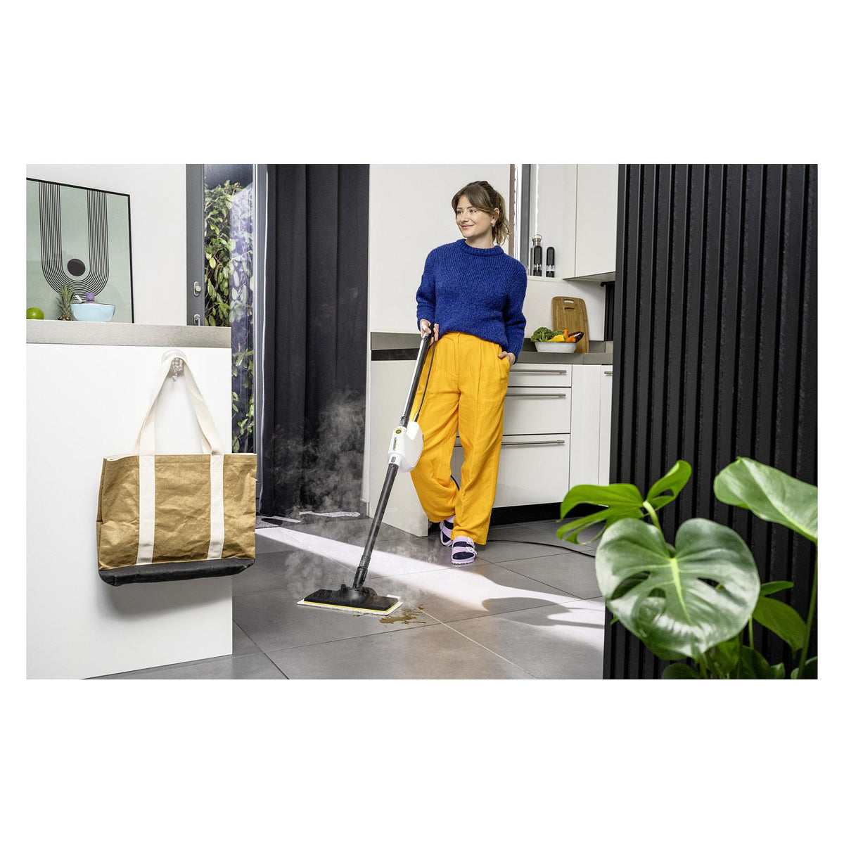 SC 1 Multi & Up (wei, 1.300 Watt, mit Bodenreinigungsset EasyFix Large)