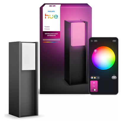 Philips Hue White & Col. Ambiance Turaco Sockelleuchte anthr.