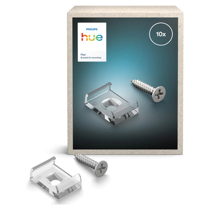Philips Hue Flux Grad. Lightstr. Halterung z. Schrauben 10 St.