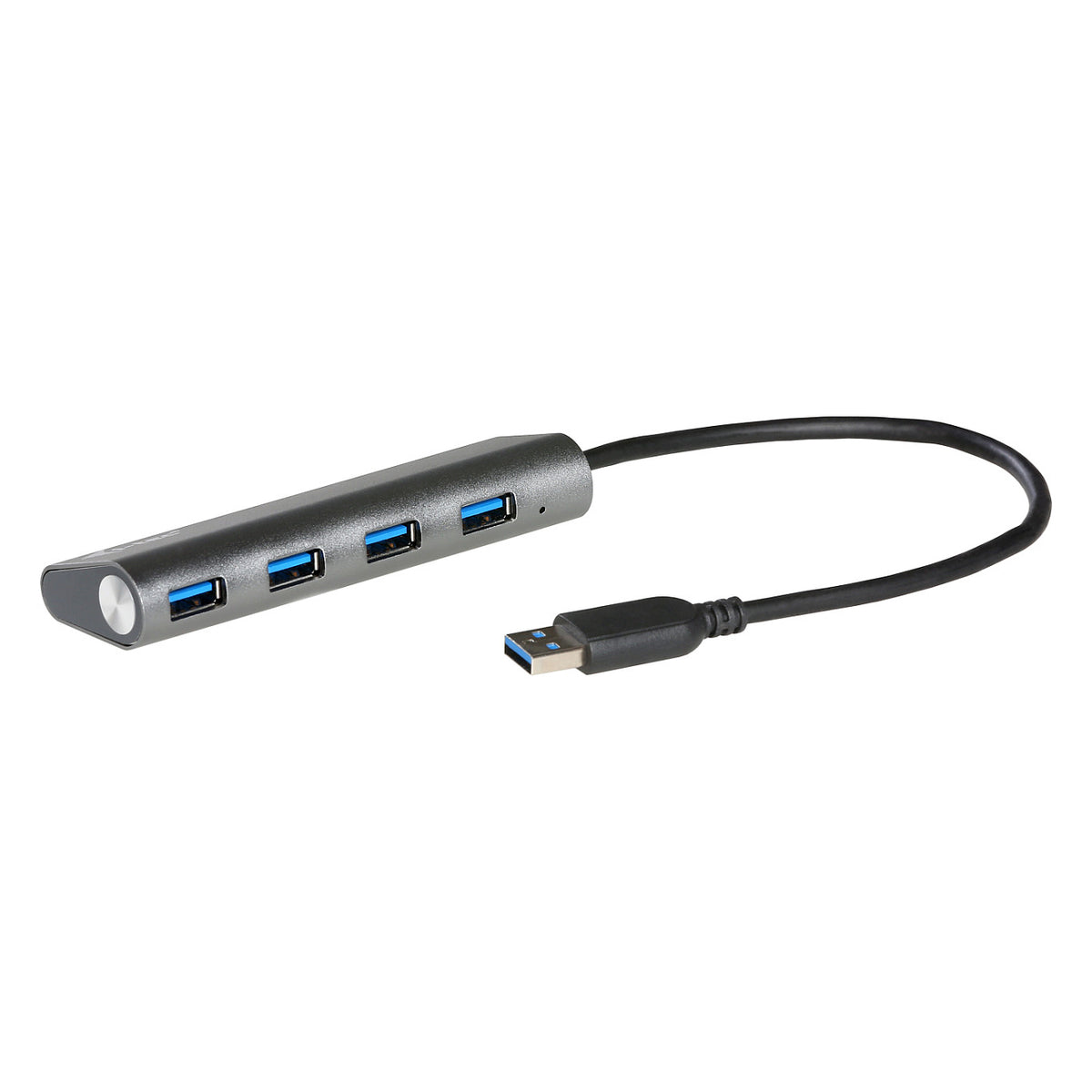 D I-TEC USB 3.0 4-PORT HUB ALU Metal Charging HUB 4 Port port mit externem Netzadapter 4x USB