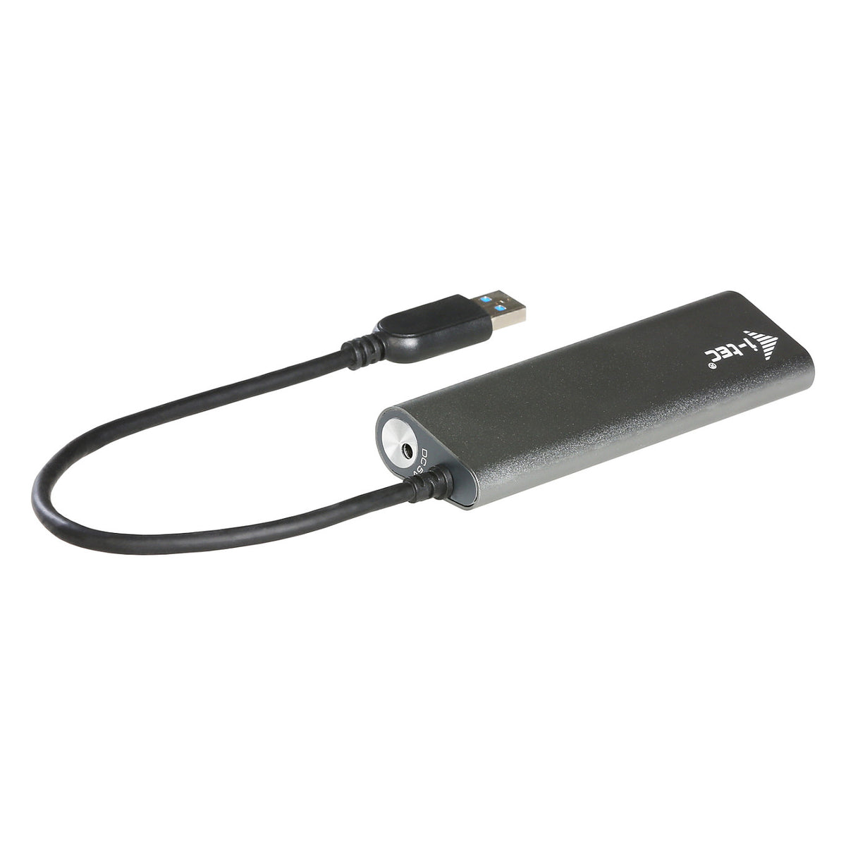 D I-TEC USB 3.0 4-PORT HUB ALU Metal Charging HUB 4 Port port mit externem Netzadapter 4x USB