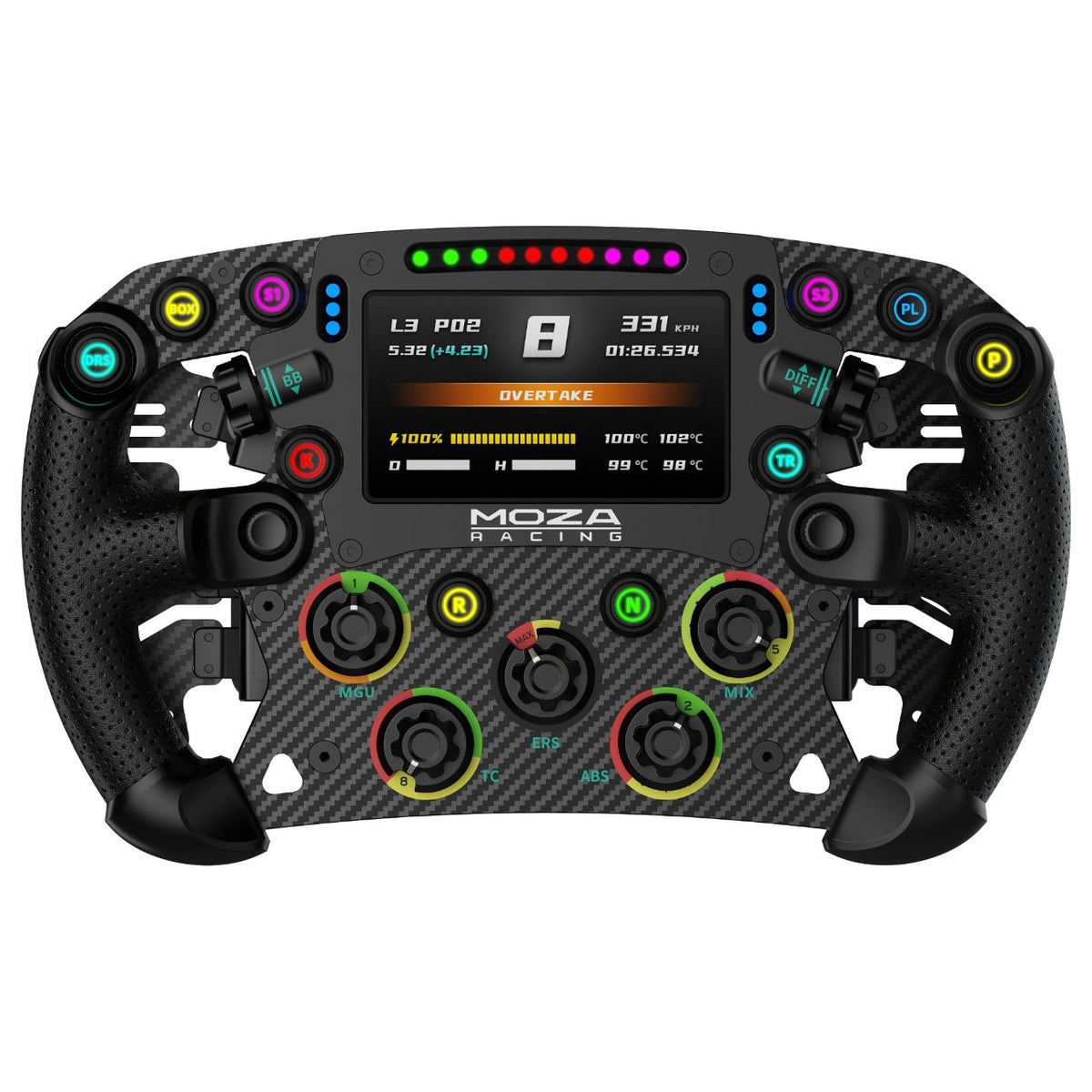 Moza Racing Controller RS068 / FSR2 Formula Wheel Schwarz