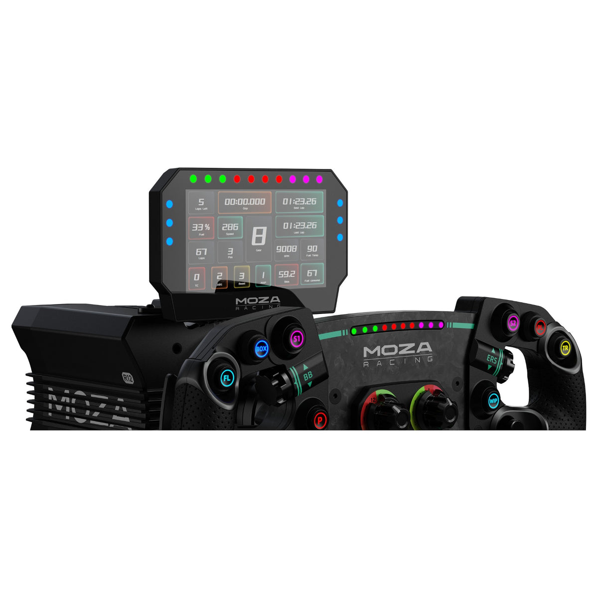 Moza Racing Controller RS072 / CM2 Racing Dash Schwarz