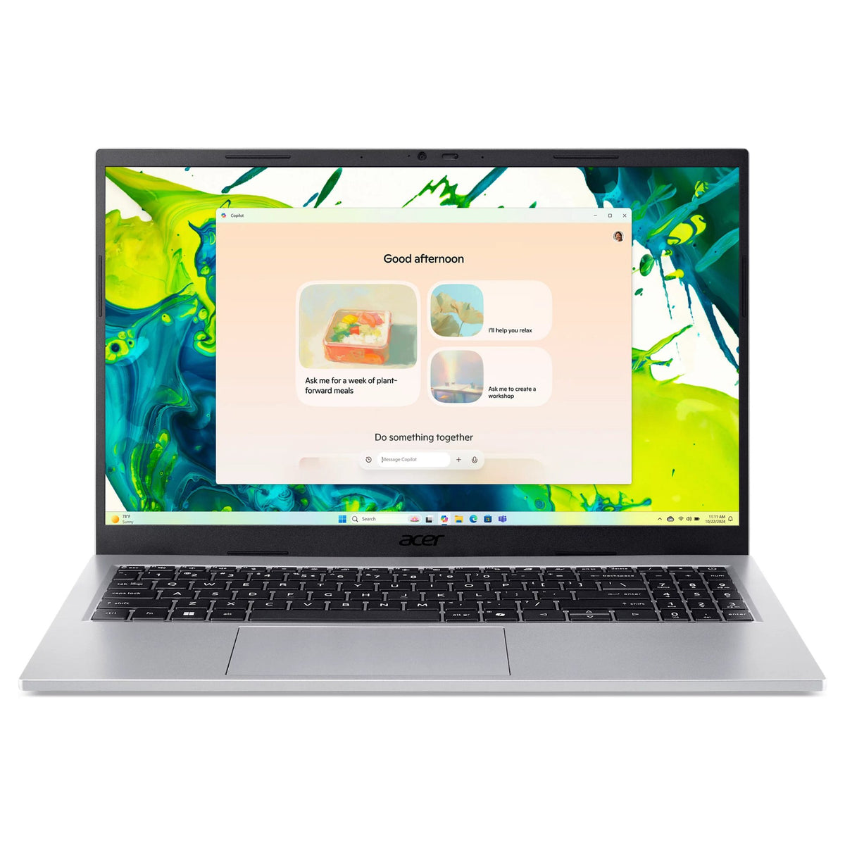 Acer Aspire Go 15 AG15-72P-51YA Core5 120U/16GB/512SSD/W11 Home Pure Silver