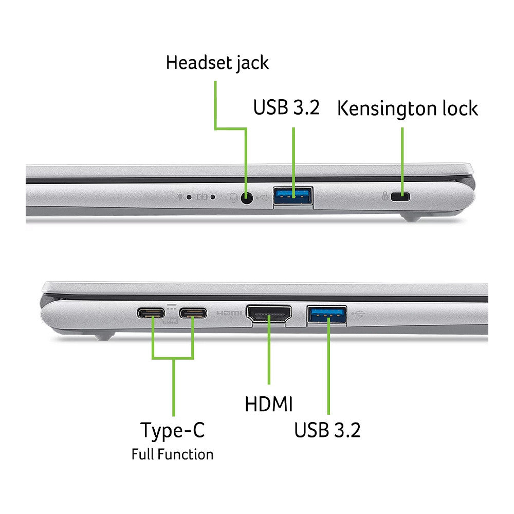 Acer Aspire Go 15 AG15-72P-51YA Core5 120U/16GB/512SSD/W11 Home Pure Silver