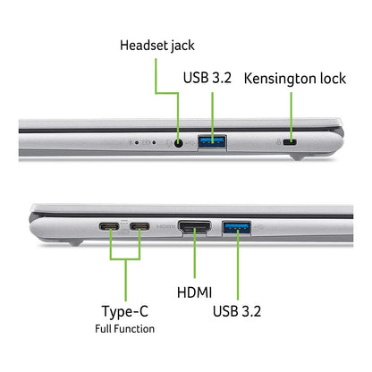 Acer Aspire Go 15 AG15-72P-51YA Core5 120U/16GB/512SSD/W11 Home Pure Silver
