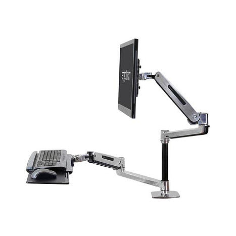 ERGOTRON WorkFit-LX Sitz-Steh-Tischmontagesystem LCD und Tastaturschwenkarm LCD bis 106cm 42Zoll 3,2-11,3kg.