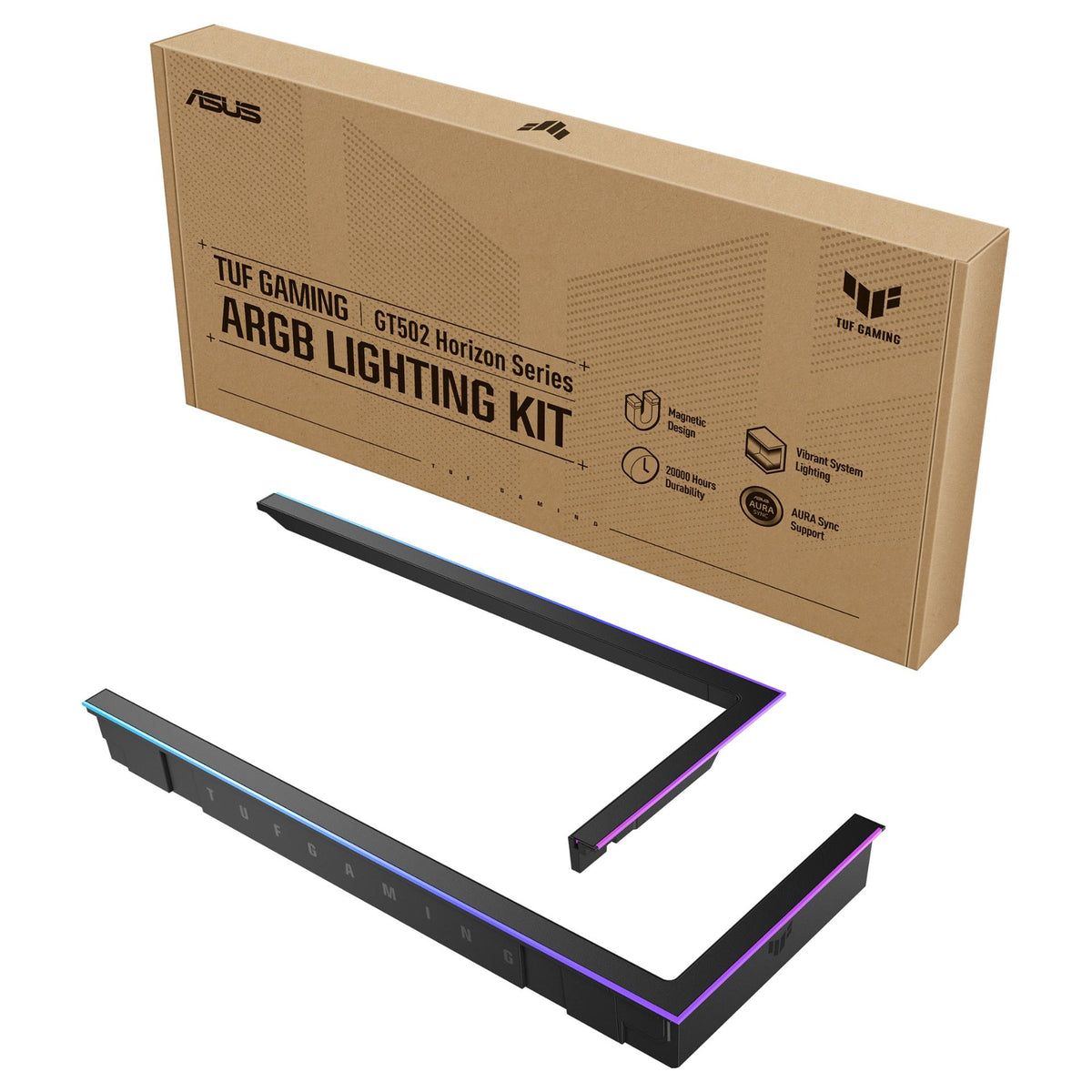 ASUS TUF GAMING GT502 Horizon ARGB Lighting Kit Black RGB-Lichtverbesserungs-Set