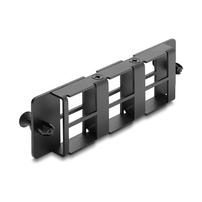 Adapter Panel für Keystone Module 6 Port schwarz