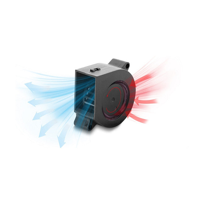 Radiallüfter / Lüftergebläse 12 V DC 40 x 40 x 20 mm mit 3-Pin Lüfteranschluss, schwarz