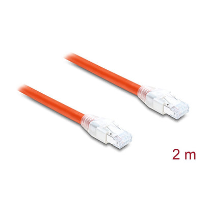 RJ45 Netzwerkkabel Cat.8.1 S/FTP 2 m bis 40 Gbps orange