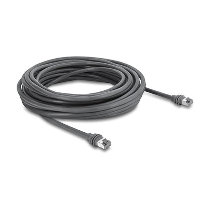 RJ45 Patchkabel Cat.6 kompatibel mit Starlink Gen3 - 10 m grau
