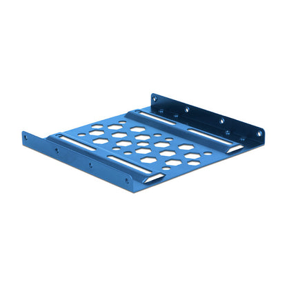 Aluminium Einbaurahmen 2.5" zu 3.5" blau
