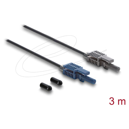 LWL POF Kunststoff Kabel HFBR 4503-4513Z Simplex Stecker zu Simplex Stecker 3 m