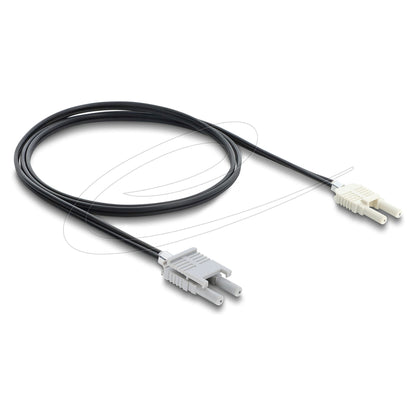 LWL POF Kunststoff Kabel HFBR 4506-4516Z Duplex Stecker zu Duplex Stecker 1 m