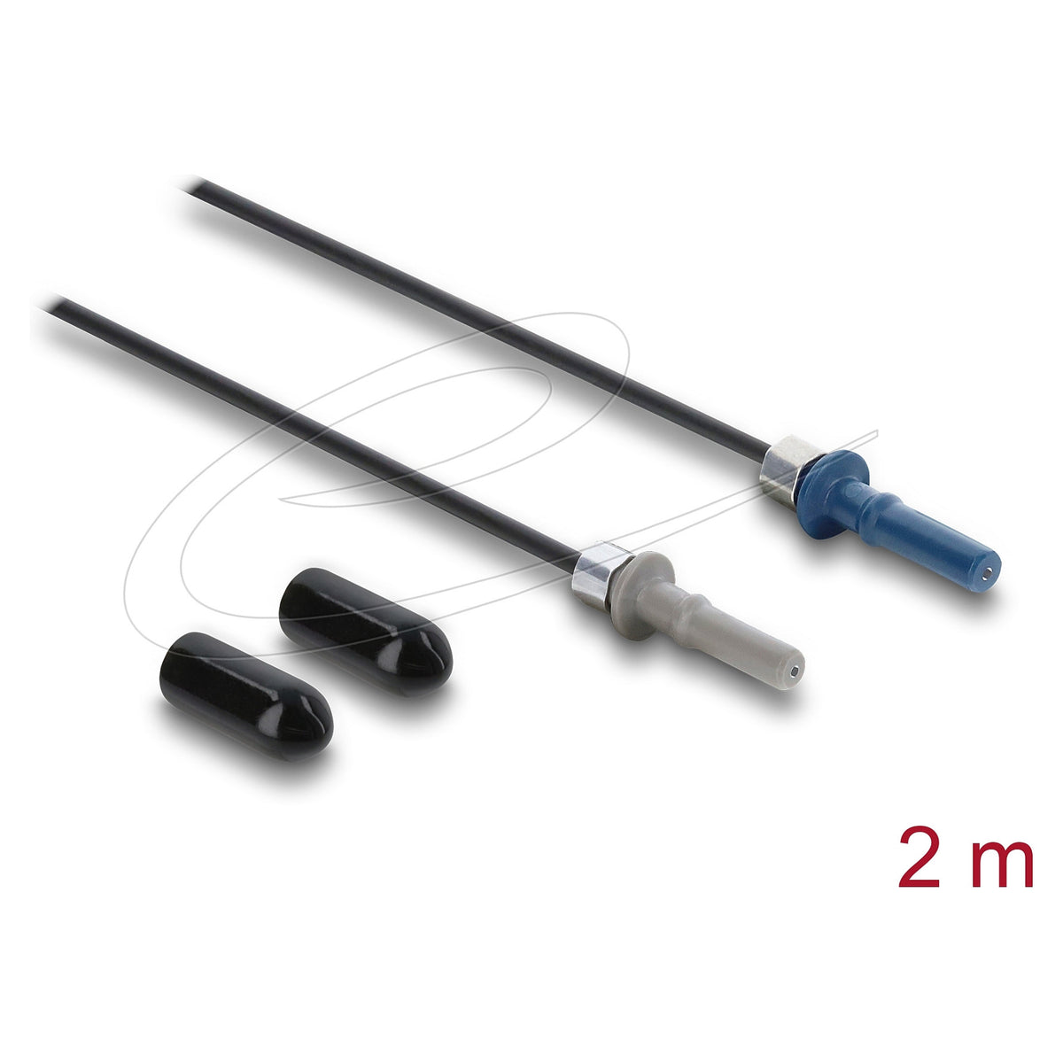 LWL POF Kunststoff Kabel HFBR 4501-4511Z Simplex Stecker zu Simplex Stecker 2 m