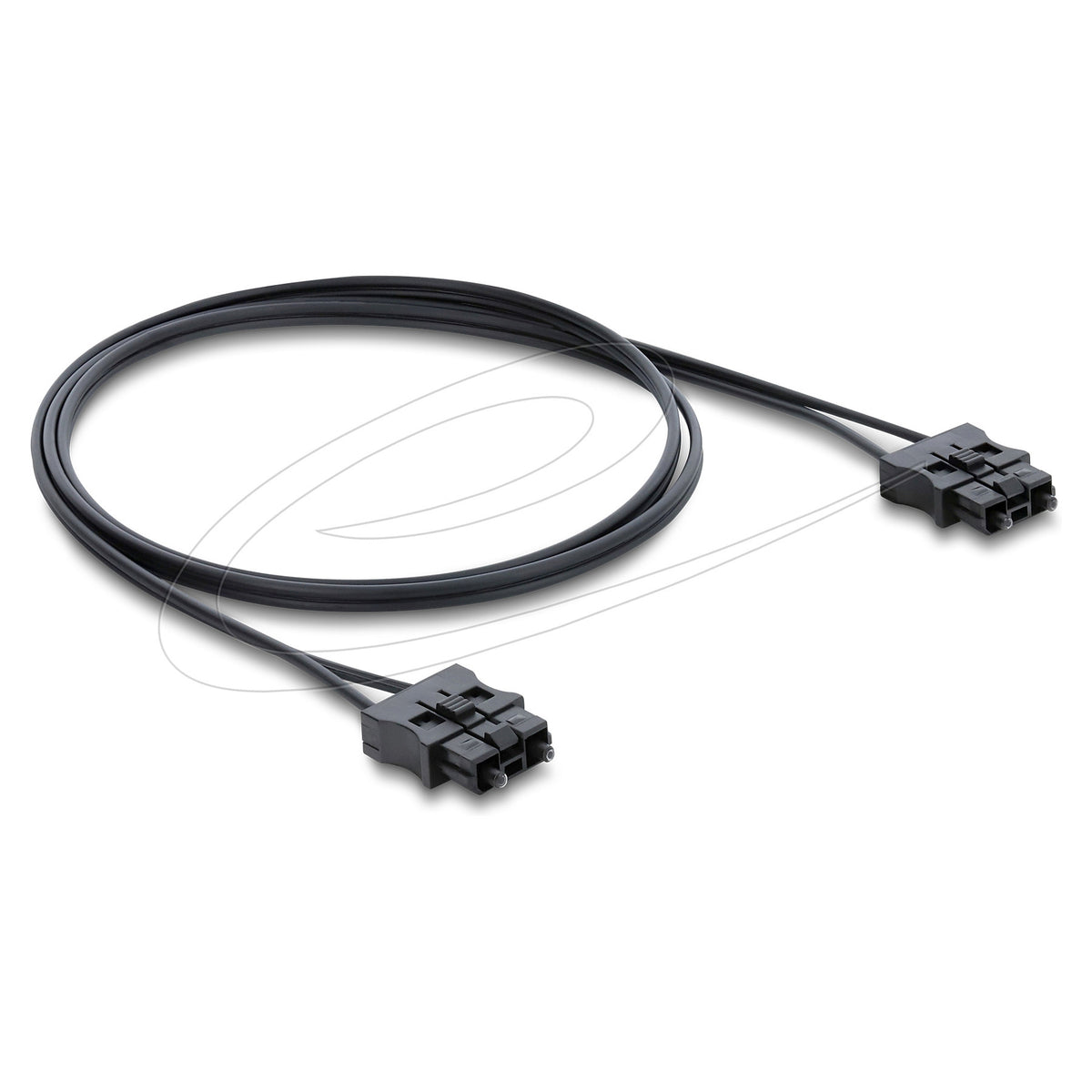LWL POF Kunststoff Servo Anschlusskabel Stecker zu Stecker Durchmesser 2,2 mm 1 m schwarz