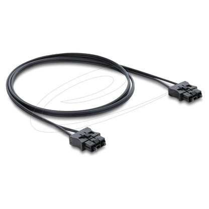 LWL POF Kunststoff Servo Anschlusskabel Stecker zu Stecker Durchmesser 2,2 mm 1 m schwarz