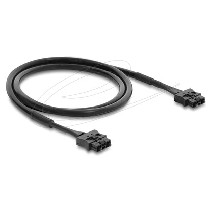LWL POF Kunststoff Servo Anschlusskabel Stecker zu Stecker Durchmesser 6,0 mm 1 m schwarz