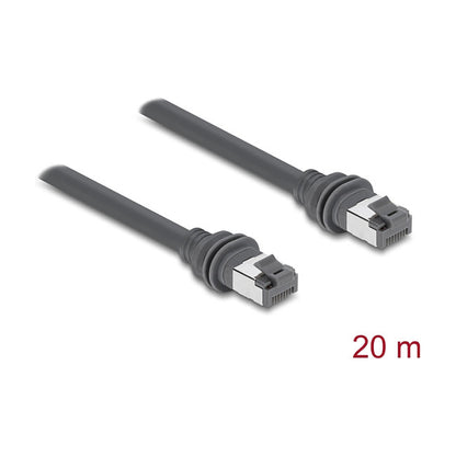 RJ45 Patchkabel Cat.6 kompatibel mit Starlink Gen3 - 23 m grau