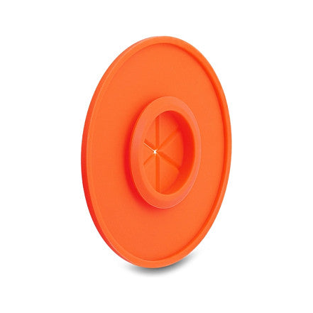 Silikon Kabeldurchführung rund Ø 65 mm zur Wandmontage / Tischmontage weiß / orange