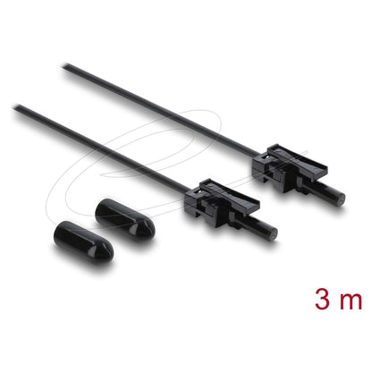 LWL POF Kunststoff Kabel HFBR 4532-4532Z Simplex Stecker zu Simplex Stecker 3 m