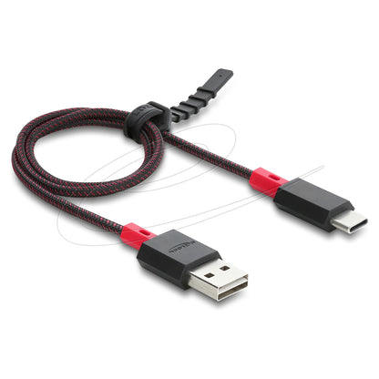 EASY-USB 2.0 Kabel Typ-A Stecker zu USB Type-C™ Stecker 0,5 m schwarz