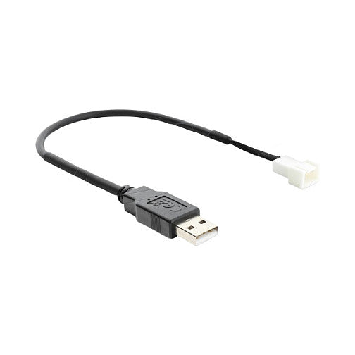 Lüfterkabel USB 2.0 Typ-A Stecker zu 3 Pin (2 Pins belegt) Lüfteranschluss-Stecker 20 cm