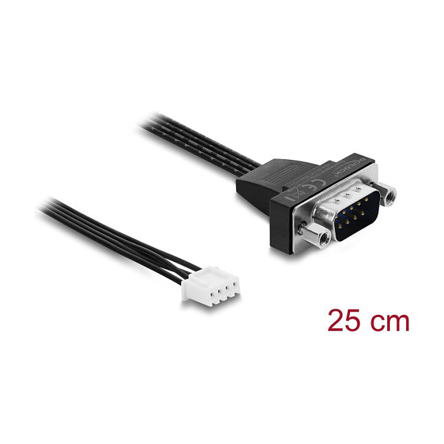 Serielles Anschlusskabel RS-232 D-Sub 9 Pin Stecker zu JST XH 4 Pin Pfostenbuchse 25 cm