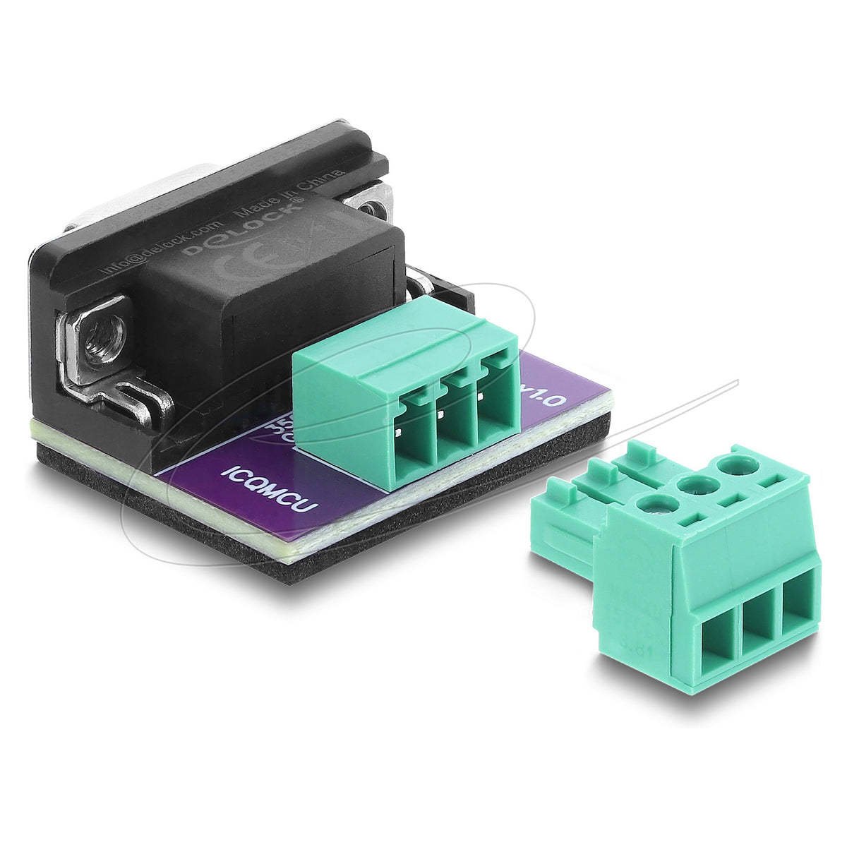 D-Sub 9 Pin Buchse zu 3 Pin Terminalblock Adapter für CAN / LIN Bus