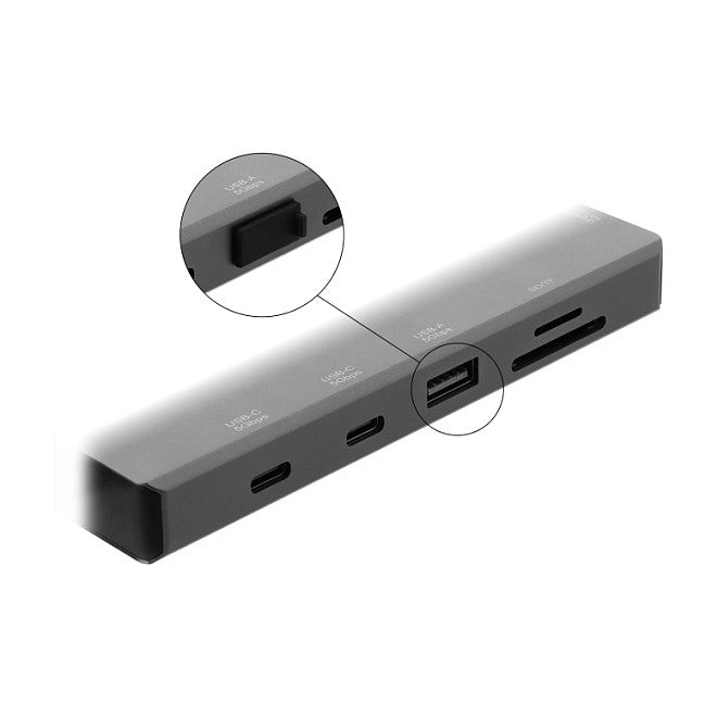 Staubschutz für USB Typ-A Buchse 10 Stück Silikon schwarz