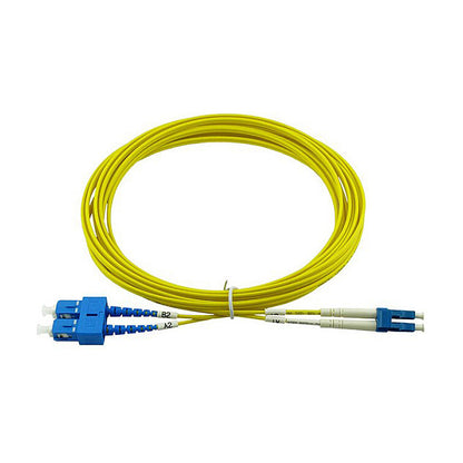 BlueOptics LWL Patchkabel LC / SC SM G.652.D yellow 1,0m