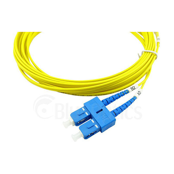 BlueOptics LWL Patchkabel LC / SC SM G.652.D yellow 1,0m