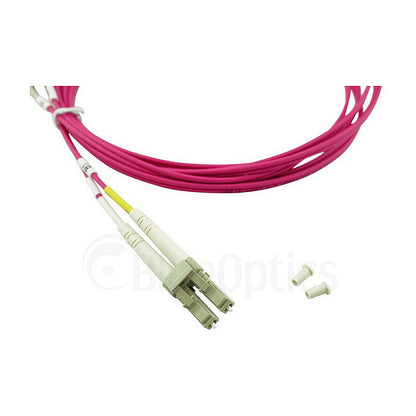 BlueOptics LWL Patchkabel LC / LC MM OM4 magenta 2,0m