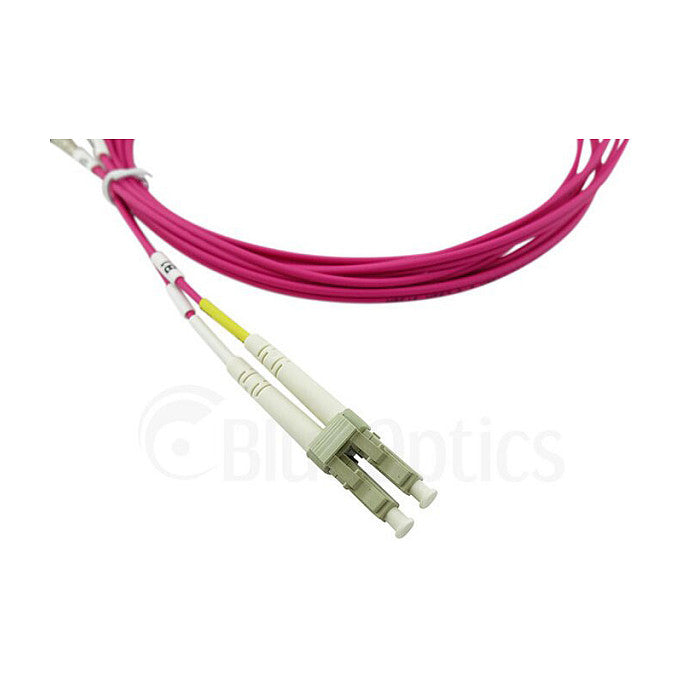 BlueOptics LWL Patchkabel LC / LC MM OM4 magenta 5,0m