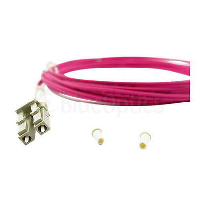 BlueOptics LWL Patchkabel LC / LC MM OM4 magenta 5,0m