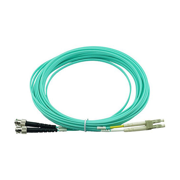 BlueOptics LWL Patchkabel LC / ST MM OM3 aqua 0,5m
