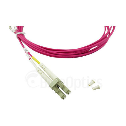 BlueOptics LWL Patchkabel LC / LC MM OM4 magenta 3,0m