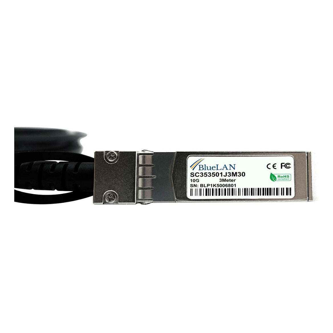 BlueOptics SC353501J3M30 Direct Attach Kabel BlueLAN 10GBASE-CR passiv SFP+ 3,0m