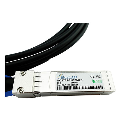 BlueOptics 25Gb 3m SFP28 25GBASE-CR DAC( SFP28-DAC-3M-UQ)