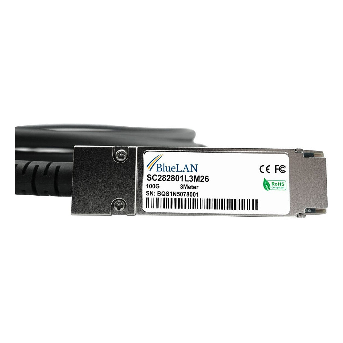 BlueOptics 100Gb 1m QSFP28 100GBASE-CR4 DAC( QSFP-100G-CU1M)